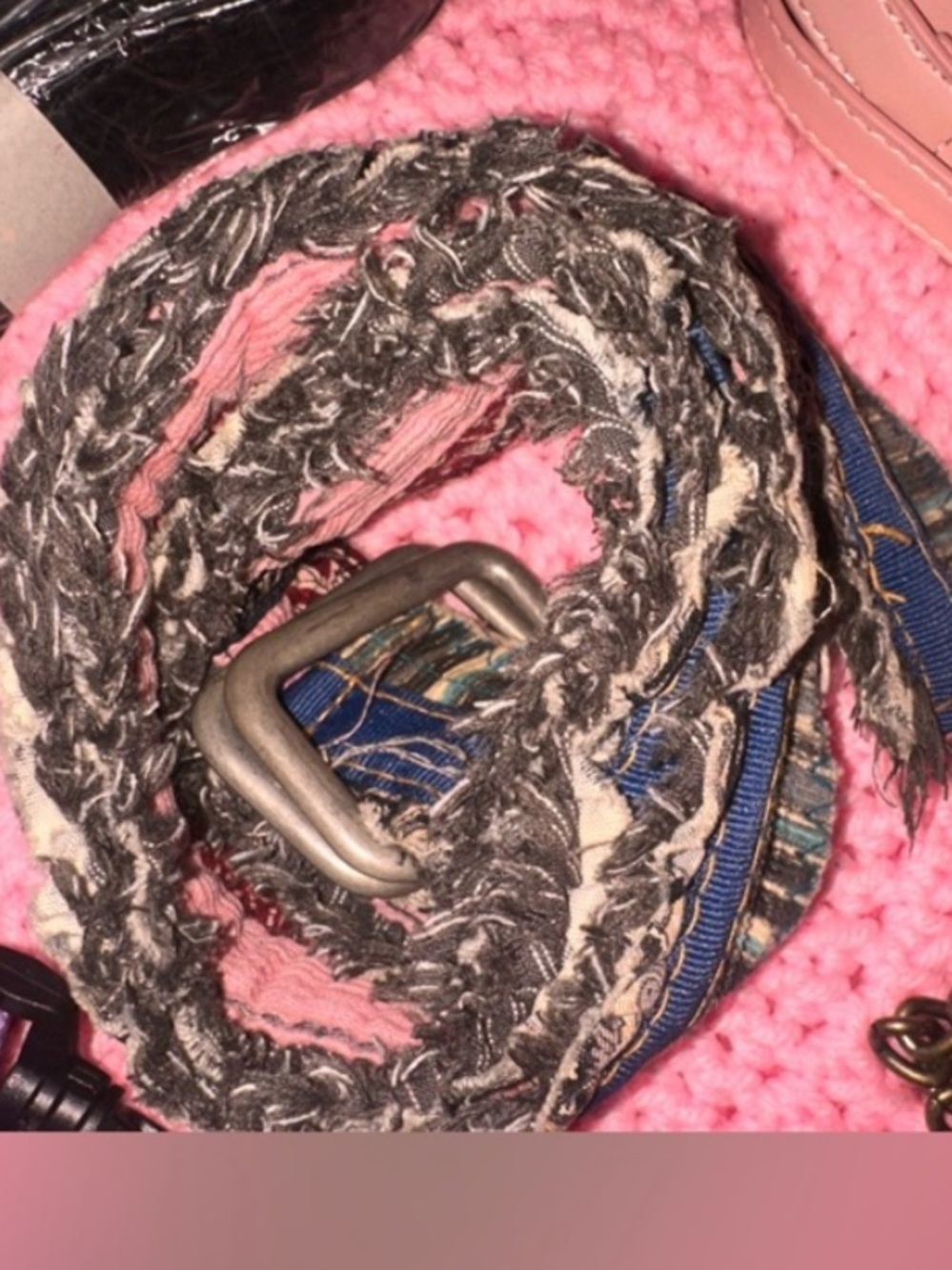 Lucky Brand Retro fabric belt - Picture 9 of 12